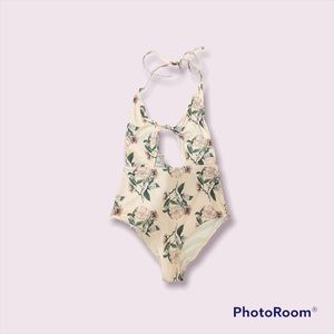 Floral one-piece swimsuit